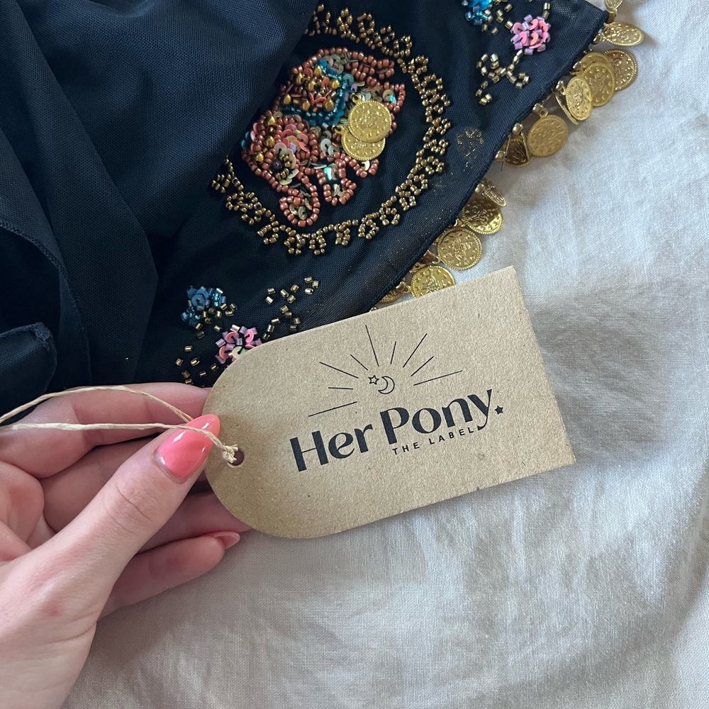 NWT Her Pony the Label Elephant Scarf/Wrap - Picture 3 of 4